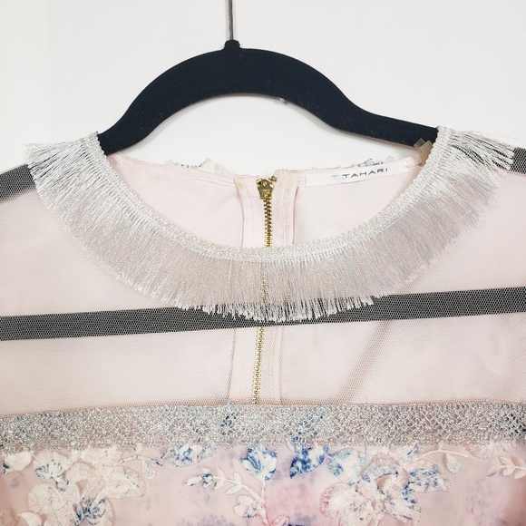 Tahari floral mini dress - Picture 4 of 8